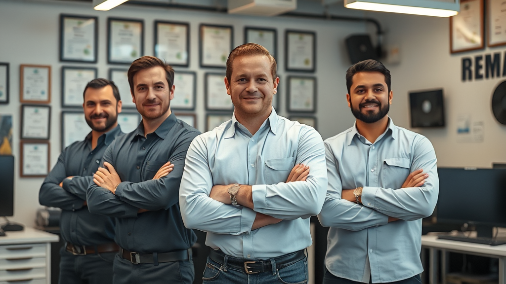 Team of certified computer repair technicians in Lauderhill shop, fort lauderdale, computer repair lauderhill, fl