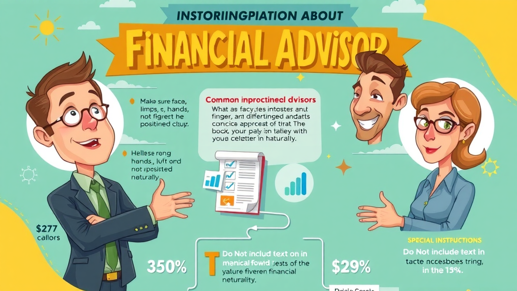 An infographic illustrating common misconceptions about financial advisors